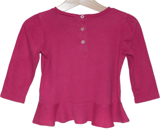 Baby Girls Ralph Lauren Frill Bottom Jumper Age 9 Months