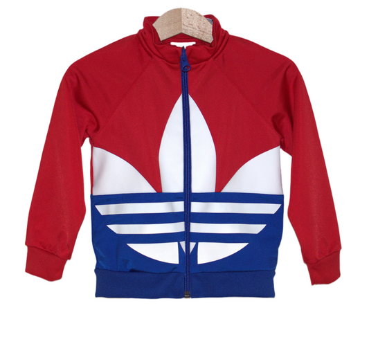 Baby Boys Adidas Vintage Zip Up Jacket Age 12-18 Months