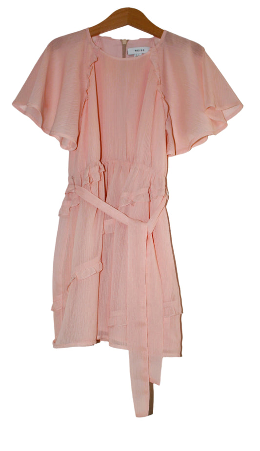 Girls Reiss Dusty Pink Dress Age 5-6